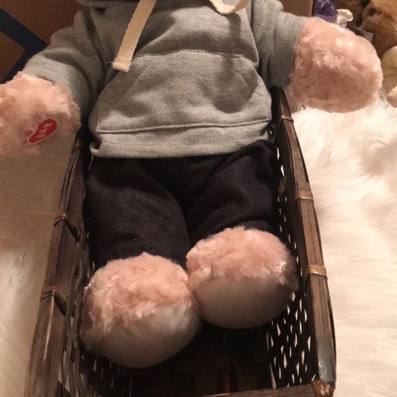 Gray Hoodie Teddy Bear Plush Toy - Picture 13 of 13